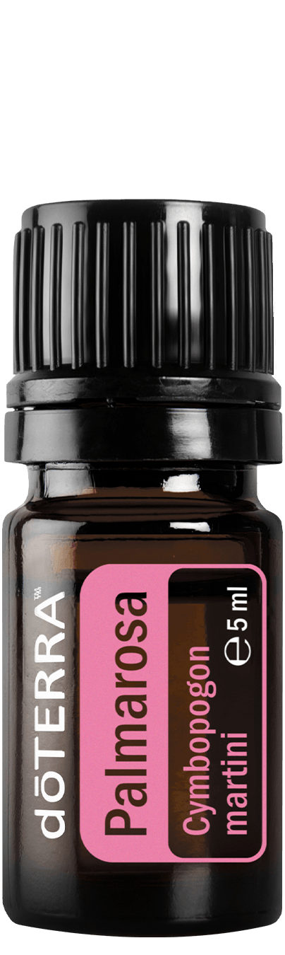 Palmarosa oil bottle