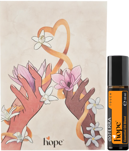 hope touch with postcard