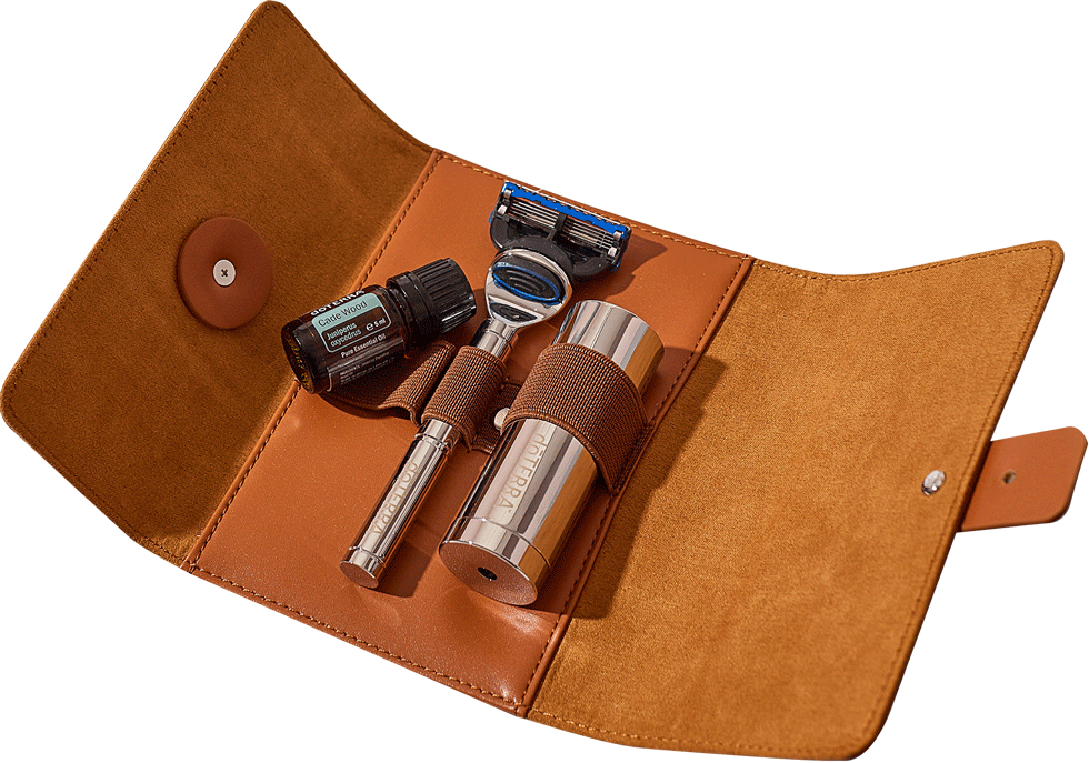 cadewood and travel shaving set