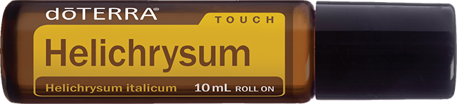 helichrysum touch oil bottle